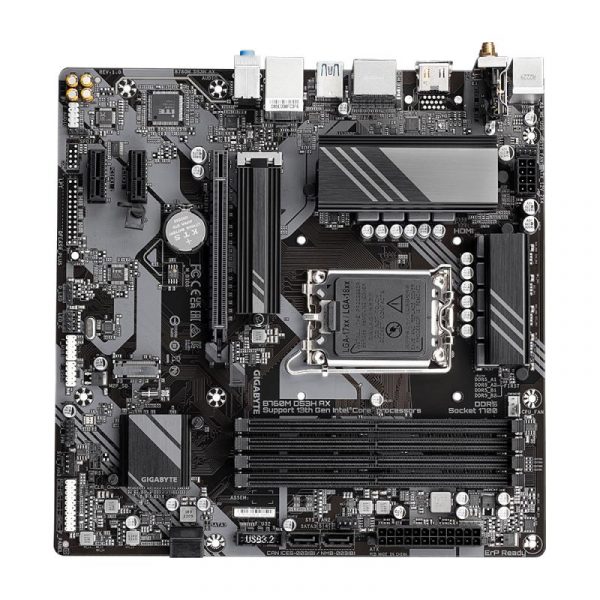 Placa de baza GIGABYTE B760M DS3H AX (rev. 1.x) LGA1700 - imagine 8