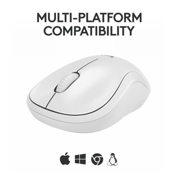 Mouse Logitech MK240 Silent Wireless, optic, interfata Bluetooth, rezolutie 1000 - imagine 12