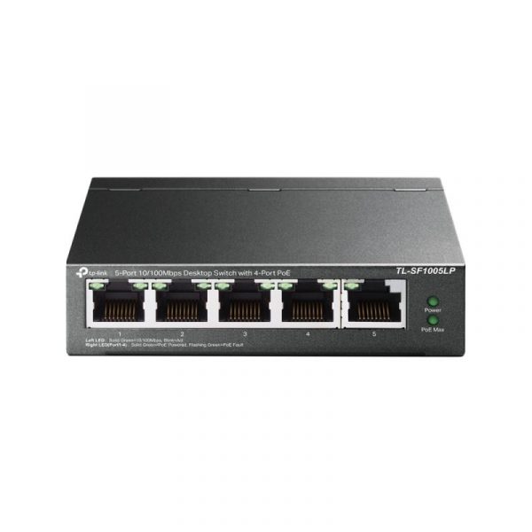 Switch TP-LINK TL-SF1005LP, 5 Port, 10/100 Mbps - imagine 4