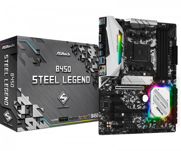 Placa de baza ASRock B450 Steel Legend, Socket AM4 - imagine 7