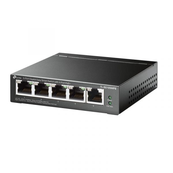 "5-Port Gigabit Easy Smart Switch with 4-Port PoE+ PORT: 4× - imagine 6