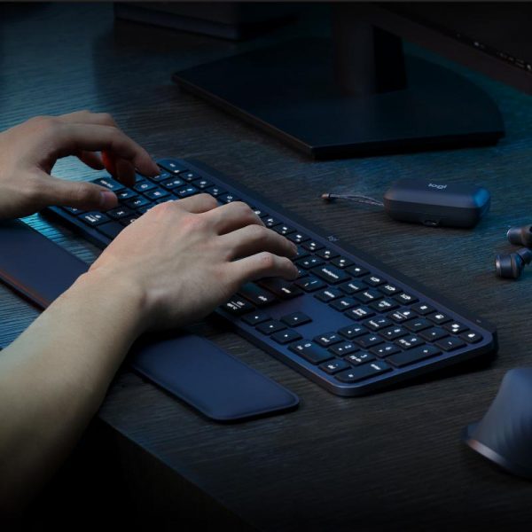 Tastatura Logitech MX Keys S, Iluminare, 2.4GHz&Bluetooth, USB-C, US INTL - imagine 12