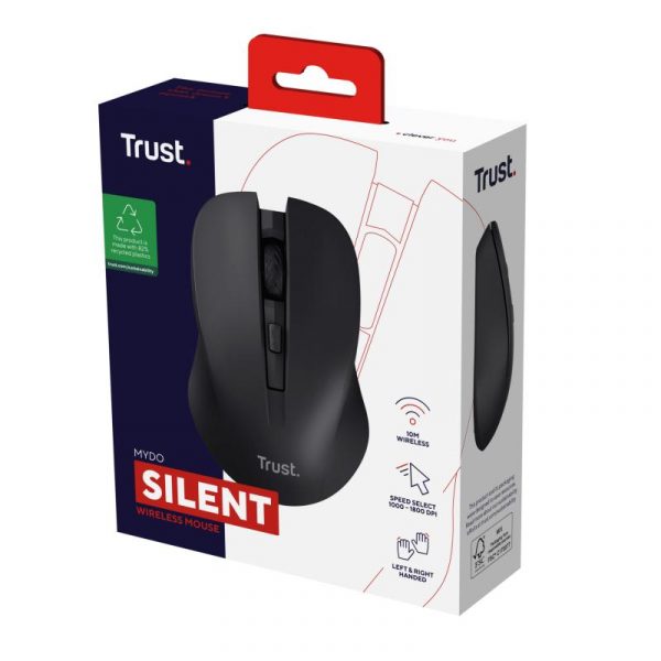 Mouse Wireless Trust Mydo, DPI:1000-1800, negru - imagine 11