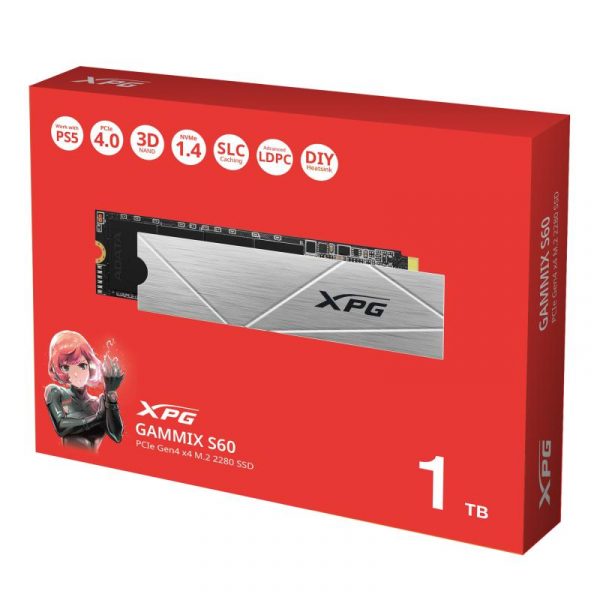 SSD Adata XPG Gammix S60 HeatSink 1TB PCI Express 4.0 - imagine 12