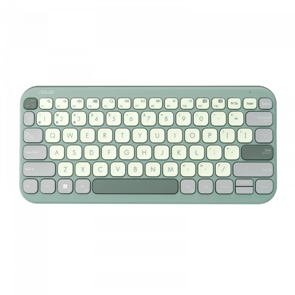 Tastatura wireless ASUS KW100, Culoare: Green Tea Latte, Greutate: 0.374 - imagine 3