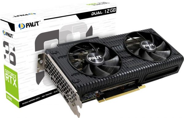 Placa video Palit GeForce RTX 3060 Dual LHR, 12GB GDDR6, - imagine 8