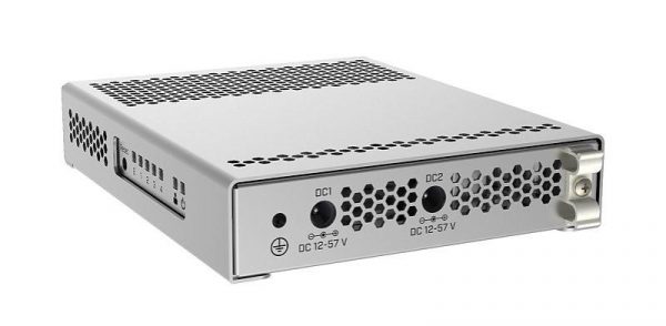 Mikrotik Cloud Router Switch, CRS305-1G-4S+IN; 4XSFP+, 1XGE, dual DCJacks, for - imagine 5