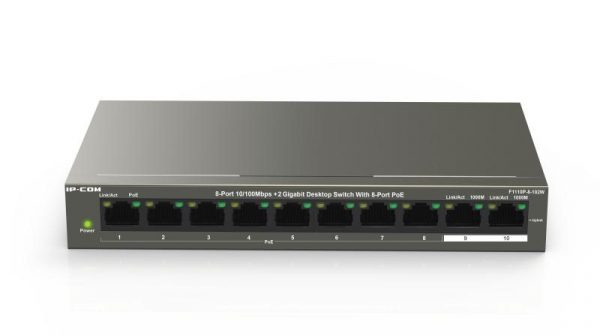 Switch IP-COM F1110P-8-102W, 8 Port, 10/100 Mbps - imagine 4