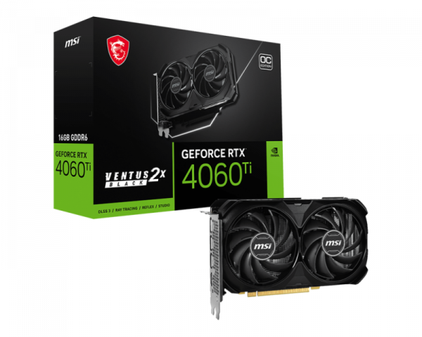 Placa Video MSI GeForce RTX™ 4060 Ti VENTUS 2X BLACK - imagine 4