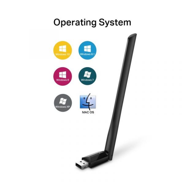 Tp-link AC600 High Gain Wireless Dual Band USB Adapter, ARCHER - imagine 5