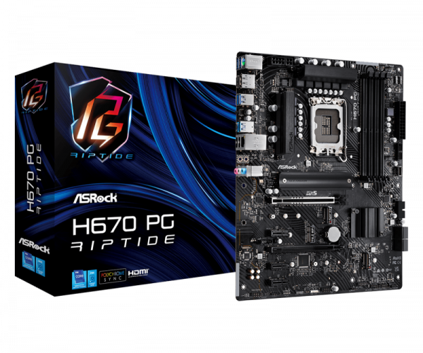 Placa de baza Asrock H670 PG RIPTIDE D4, LGA 1700 - imagine 6