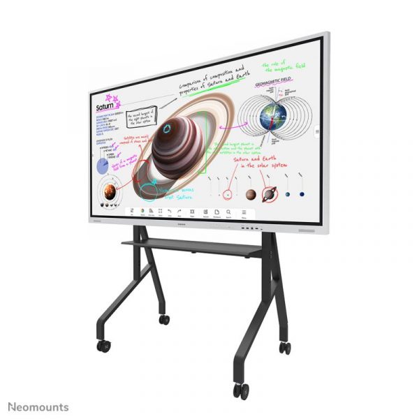 Stand mobil de podea Neomounts 55"-86" 76kg VESA 100x100 - - imagine 10