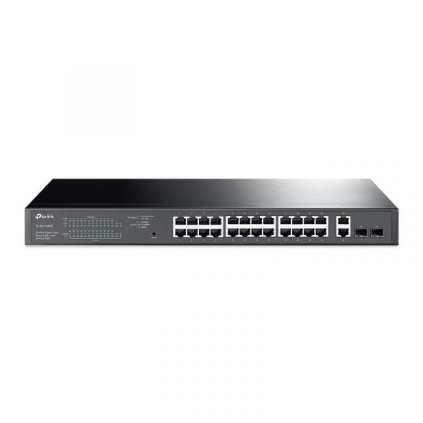 "28-Port Gigabit Easy Smart Switch with 24-Port PoE+ PORT: 24× - imagine 6