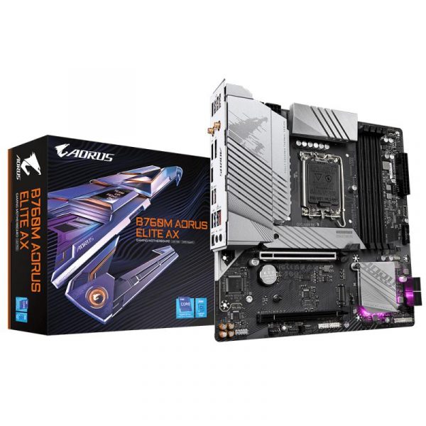 Placa de baza Gigabyte B760M AORUS ELITE AX LGA1700 - imagine 8
