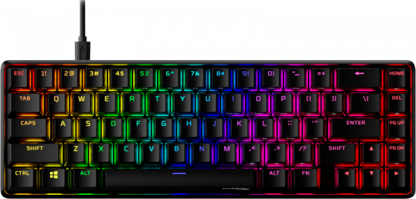 Tastatura HP HyperX Alloy 65 RED Mecanica, neagra - imagine 3