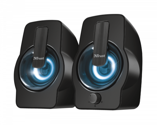 Boxe Stereo Trust Gemi RGB 2.0 Speaker, 6W, negru - imagine 6