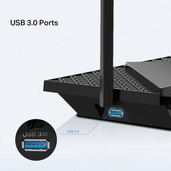 TP-LINK AX5400 Dual-Band Gigabit WI-FI6 Router, ARCHER AX72 PRO, Standarde - imagine 8