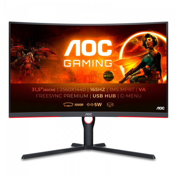 Monitor AOC 31.2" CQ32G3SU/BK - imagine 3