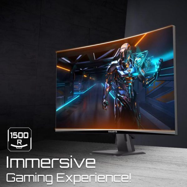 Gigabyte Monitor Gaming 27" VA 1500R GS27QC, Non-glare, Rezolutie: 2560 - imagine 13