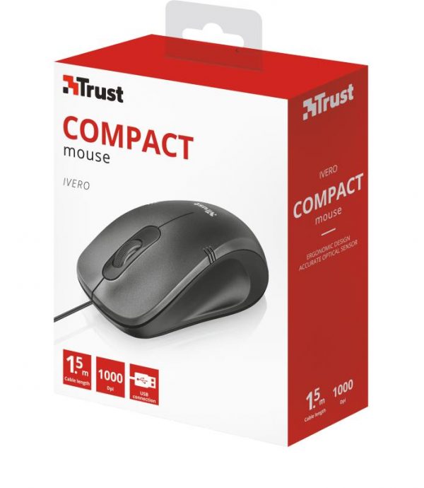 Mouse Trust Ivero Compact, negru - imagine 10