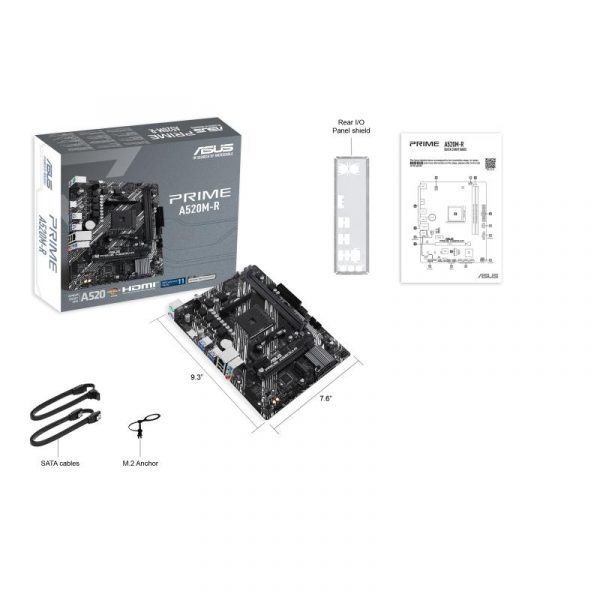 Placa de Baza ASUS PRIME A520M-R AM4 - imagine 8