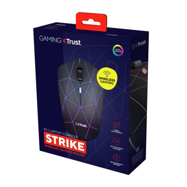 Mouse Trust GXT 117 Strike, Wireless Gam, negru - imagine 14