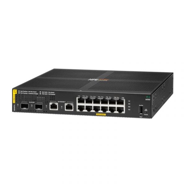 HPE Aruba Networking CX 6000 12G Class4 PoE 2G/2SFP 139W - imagine 3