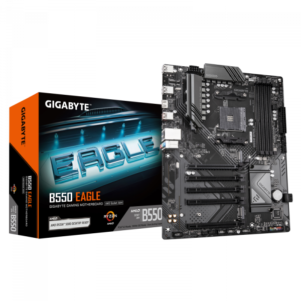 Placa de Baza GIGABYTE B550 EAGLE AM4, 4x DDR4, 1x
