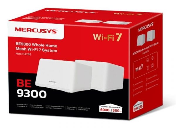 MERCUSYS HALO H47BE WHOLE MESH WIFI 7 2PACK, Tri-Band, Standarde - imagine 10