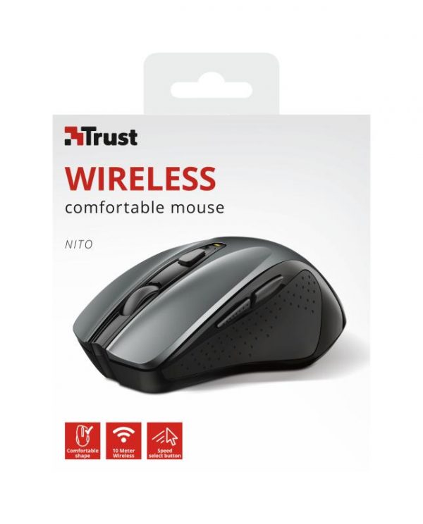 Mouse Trust Nito Wireless 2200 DPI, negru - imagine 12