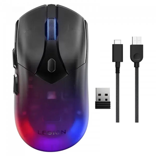 Mouse Gaming Wireless LENOVO Legion M410, 16000 dpi, negru - imagine 8