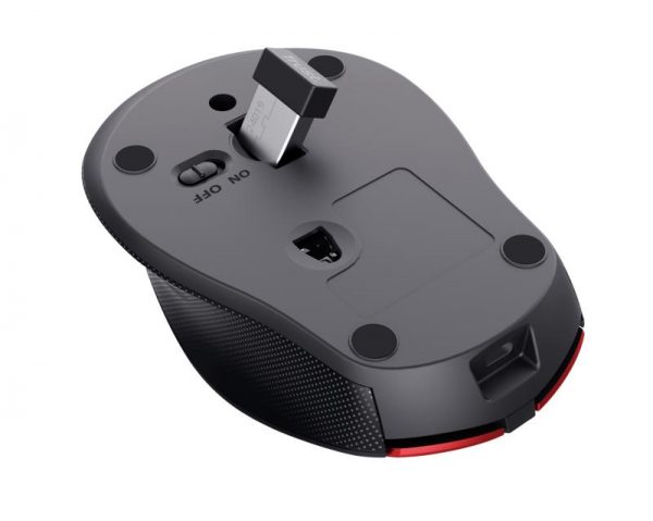 Mouse Trust Zaya Rechargeable Wireless, red - imagine 9