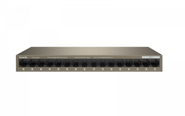 Tenda switch TEG1016M, 16-Port Gigabit, Standard and Protocol: IEEE802.3, IEEE802.3u, - imagine 5