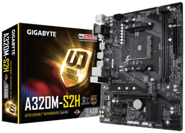 Placa de baza Gigabyte, GA-A320M-S2H, Socket AM4 - imagine 12