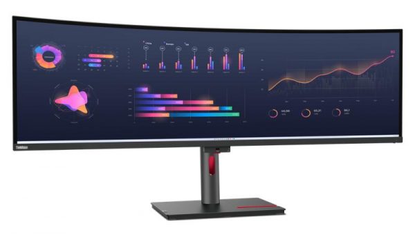 Monitor Lenovo ThinkVision P49w-30, 49'' IPS, DQHD (5120x1440), Anti- glare, - imagine 5