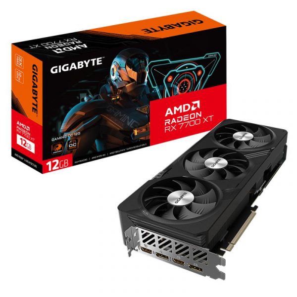 Placa Video GIGABYTE RADEON RX 7700 XT GAMING OC 12GB - imagine 6