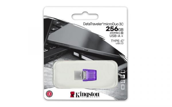 Memorie USB Flash Drive Kingston 256GB DT MicroDuo, USB 3.0, - imagine 10