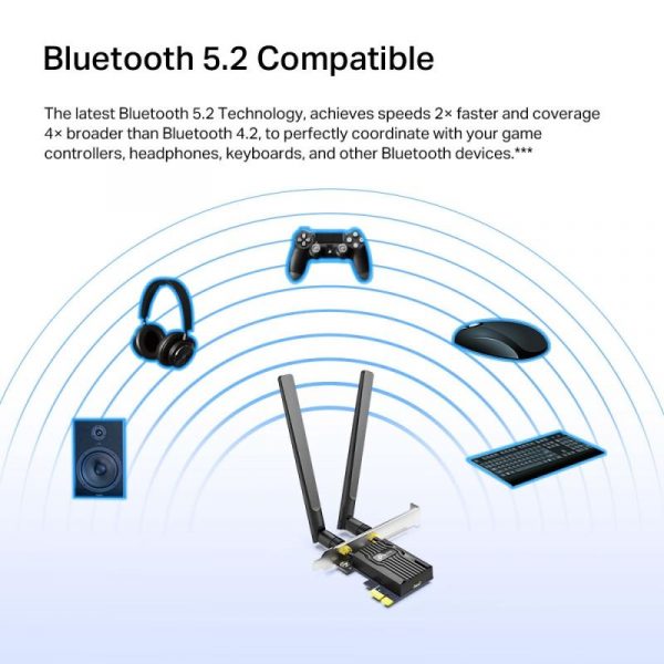 TP-Link Adaptor PCle Wi-Fi 6 AX3000 WI-FI 6 cu Bluetooth - imagine 11