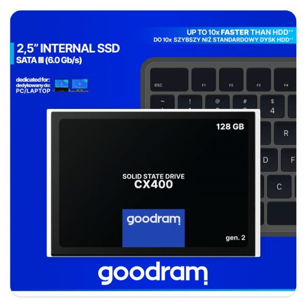SSD Goodram CX400 Gen2., 128GB, 2.5'', SATA III - imagine 10