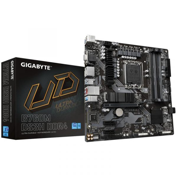 Placa de baza Gigabyte B760M DS3H DDR4 LGA1700 - imagine 6