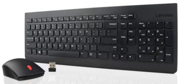 Kit Tastatura si mouse Lenovo Essential, Wireless, negru - imagine 3