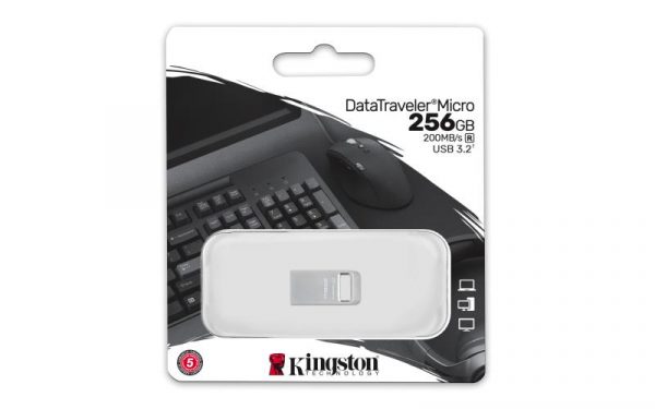 Memorie USB Flash Drive Kingston 256GB Data Traveler Micro, USB - imagine 9