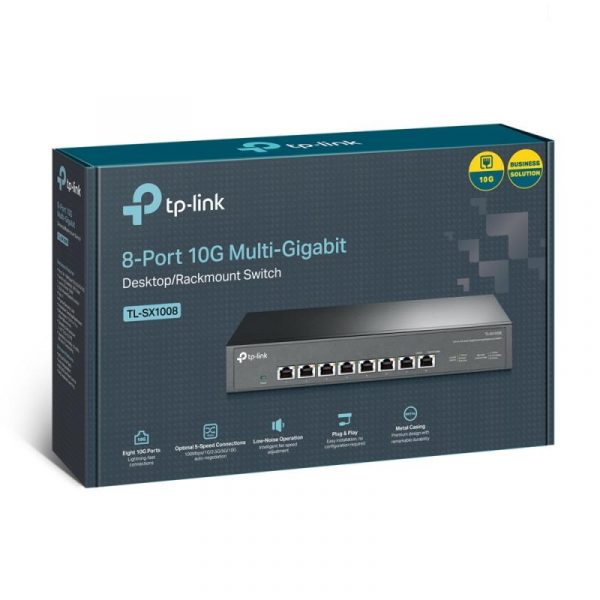 "8-Port 10G Multi-Gigabit Switch PORT: 8× 10G RJ45 Ports SPEC: - imagine 11