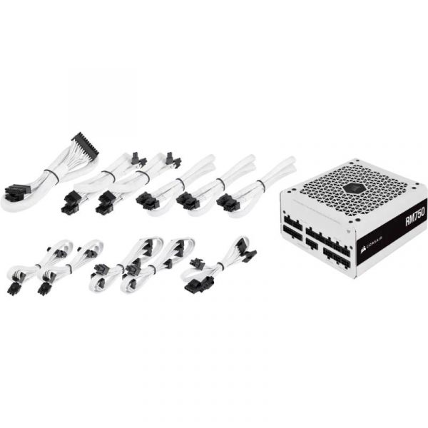 Sursa Corsair RM750 White 2021, 80+ Gold, 750W - imagine 16