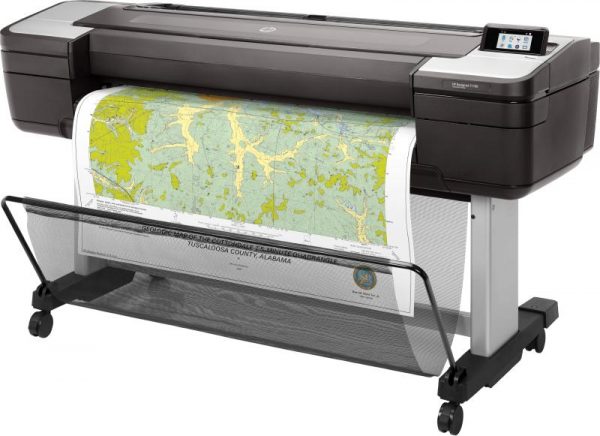 Plotter HP Designjet T1700 Printer 44", format A0, 6 culori, - imagine 5
