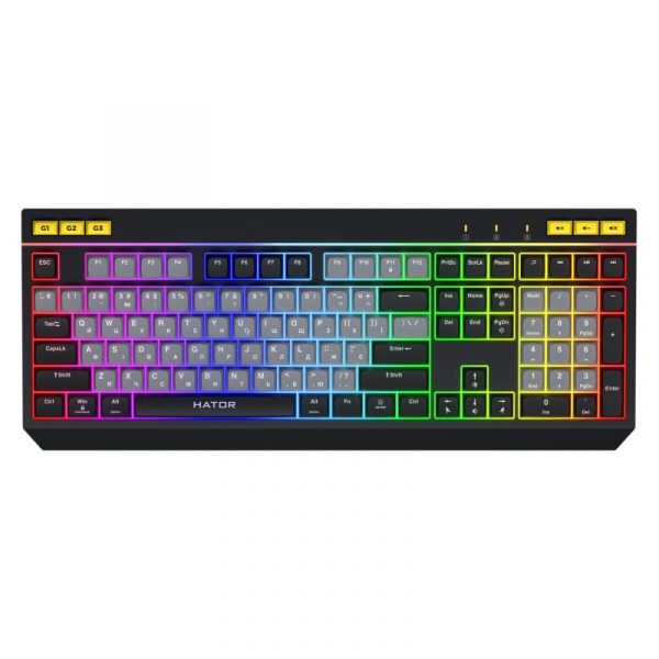 Tastatura mecanica cu fir Hator Icefall, conectivitate USB, polling rate - imagine 8
