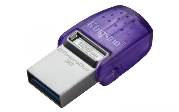 Memorie USB Flash Drive Kingston 128GB DT MicroDuo, USB 3.0, - imagine 5