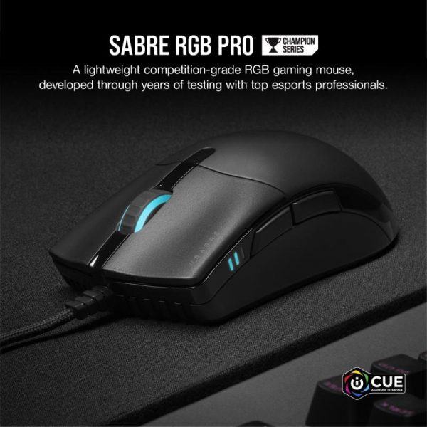 Mouse Gaming Corsair Sabre RGB Pro Champion Series Optical cu - imagine 8