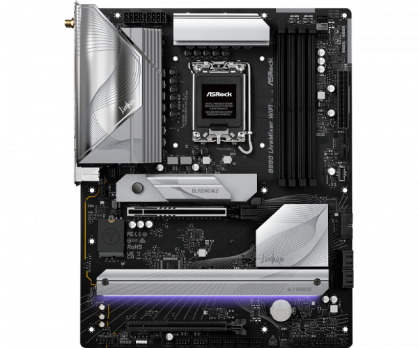 Placa de Baza ASROCK B860 LIVEMIXER WIFI LGA1851 - imagine 8