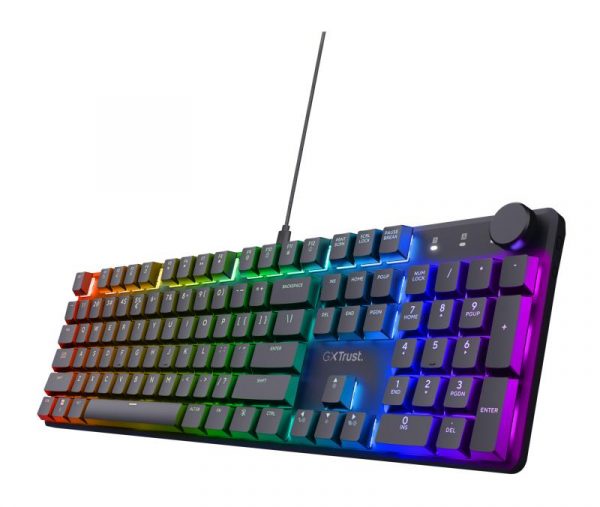 Tastatura mecanica Trust GXT 866 Torix cu fir, swtich linear, - imagine 10
